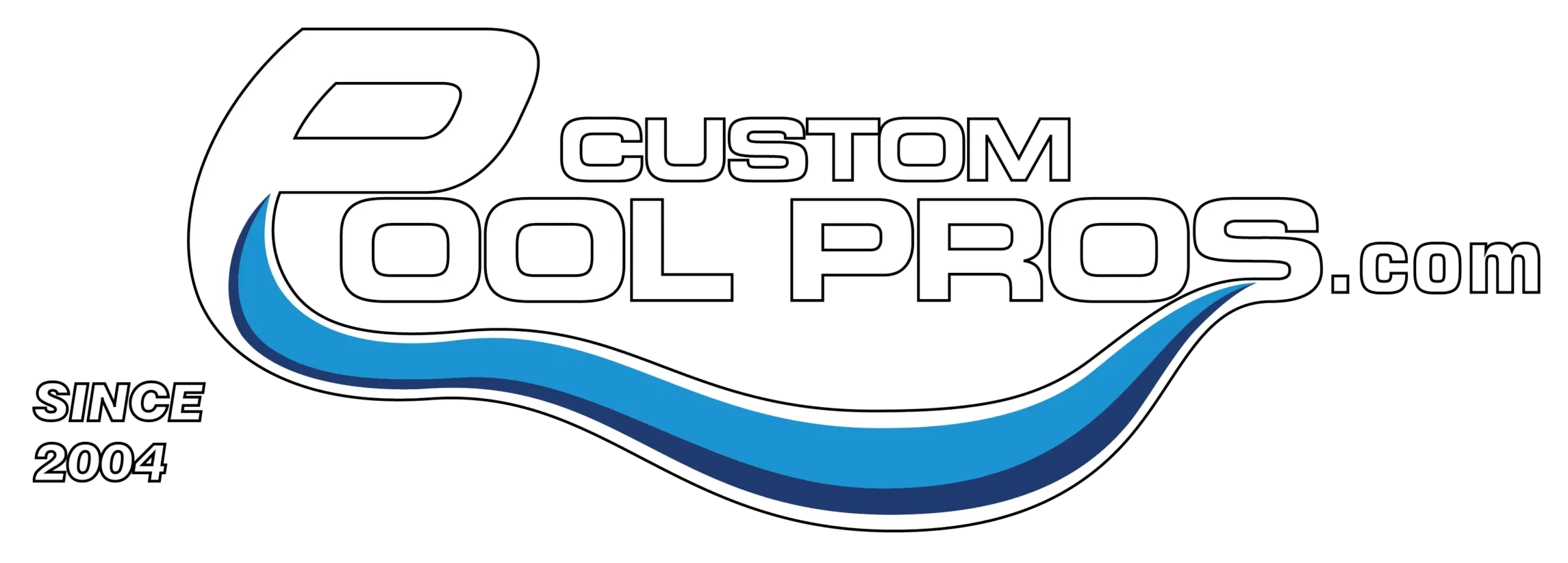 Custom Pool Pros logo.