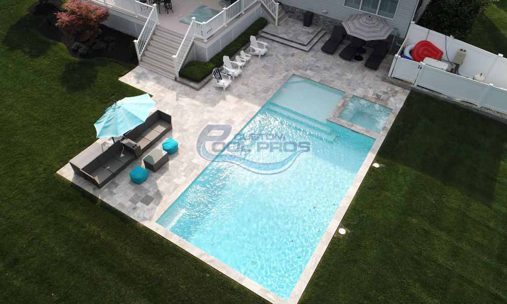 Inground pool transformation by professionals