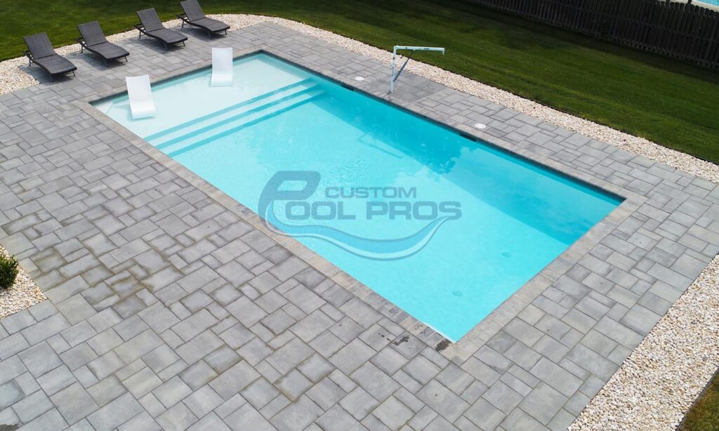 Brick Pavers, custom swimming pool