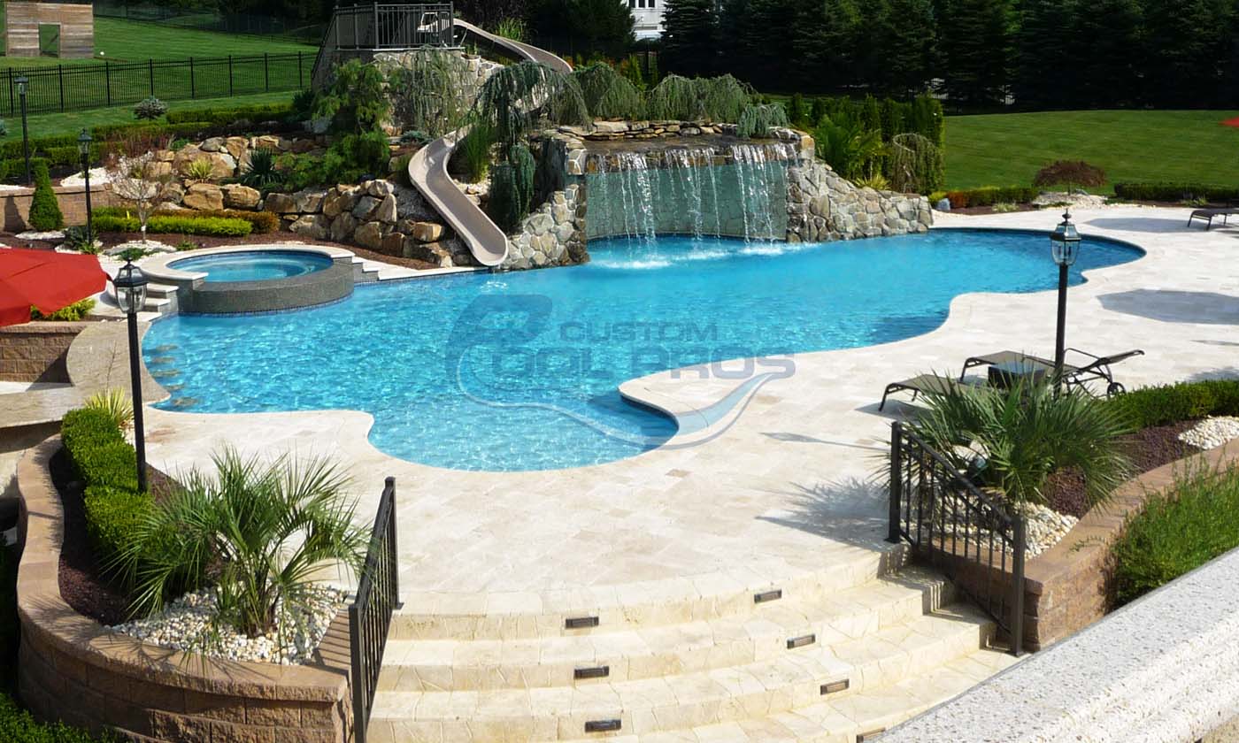 Custom Backyard Pool.