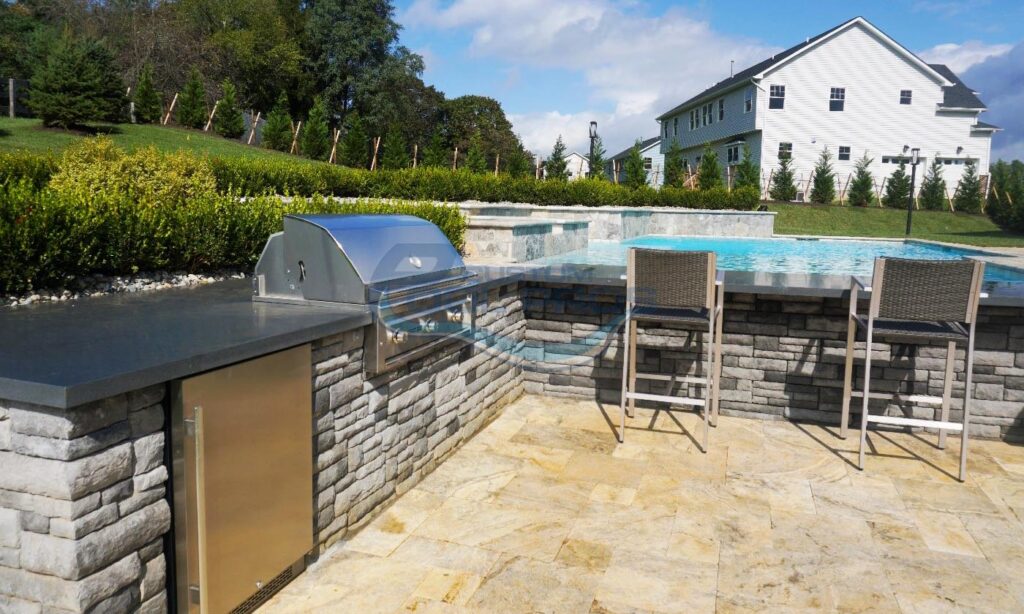 pools and pavilions, custom inground pool