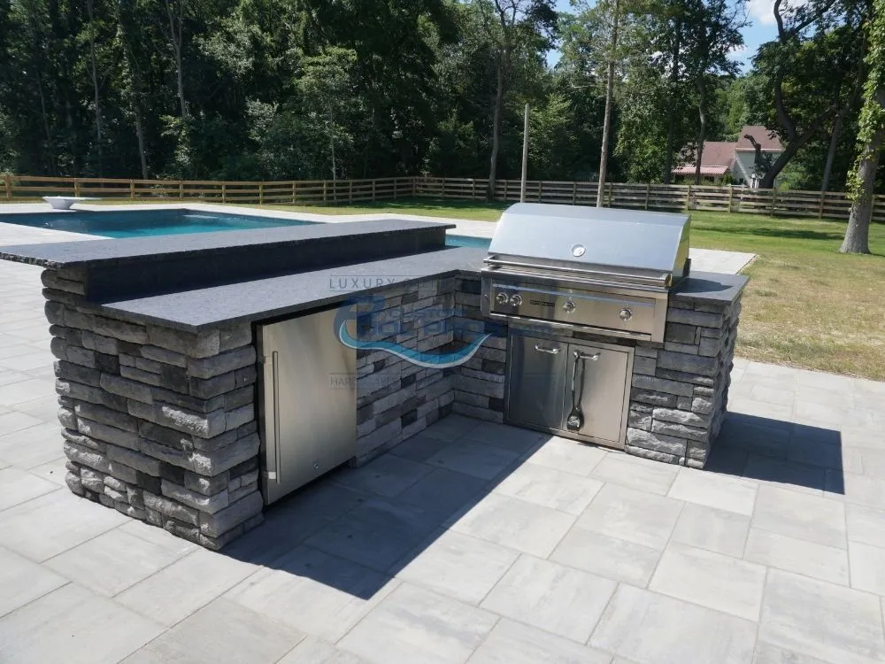 BBQ & Countertop installation in Franklin Lakes NJ, pool contractors, pool installation nj