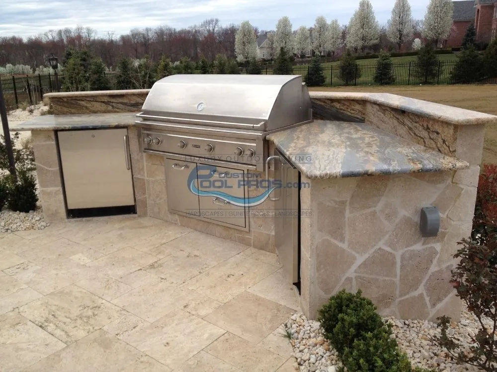 BBQ & Countertop installation in Monmouth Junction NJ, pool builder