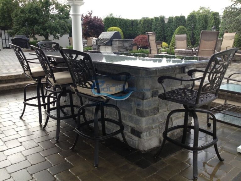 patio installation in Chatham NJ, luxury pool builder