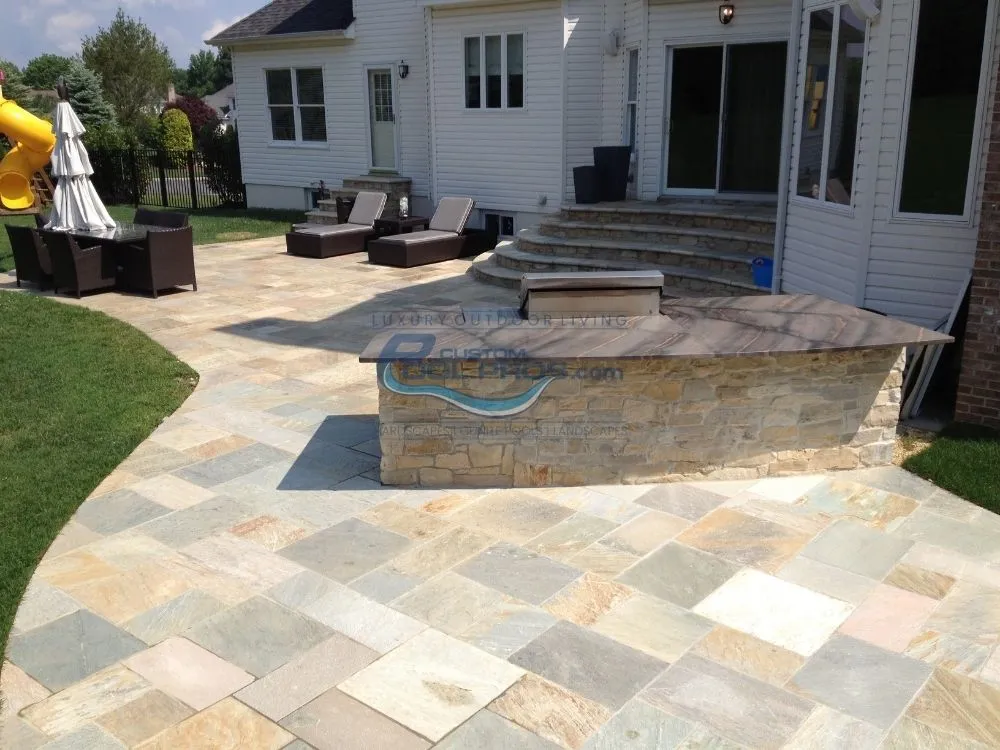 rasied patio & pavers installation in Lumberton NJ