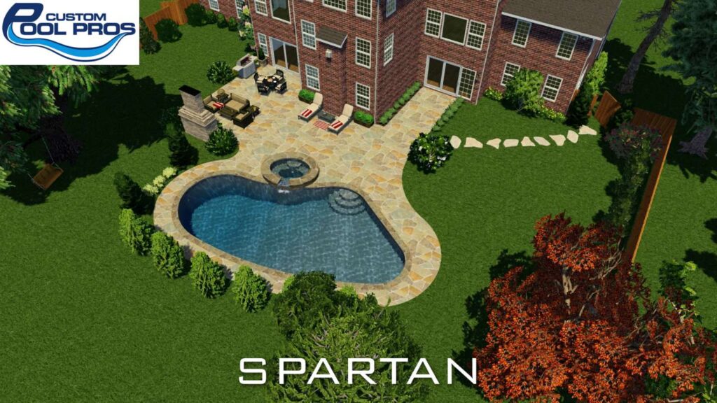 spartan style inground gunite concrete pool