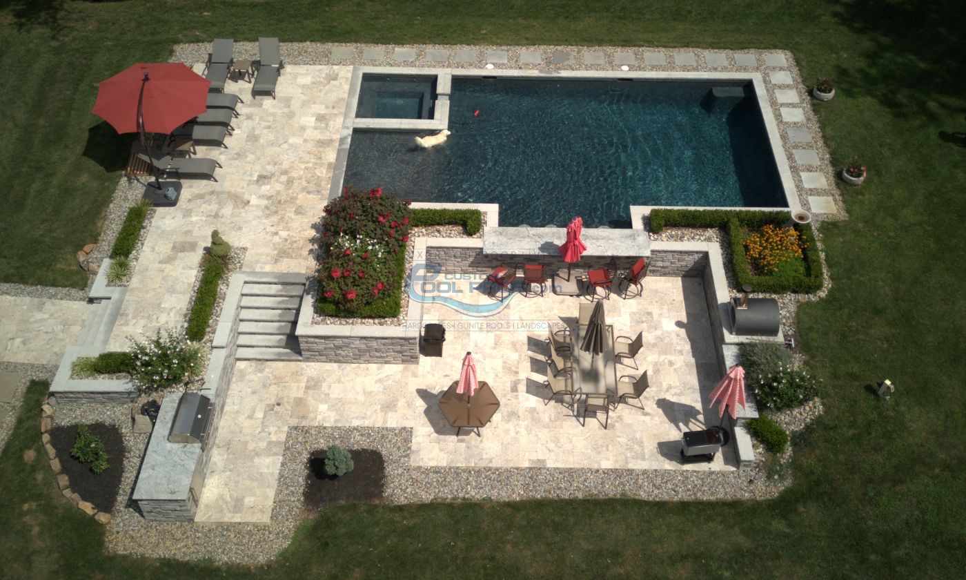 inground pool installation in Cherry Hills, NJ